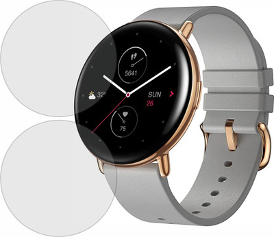TELTREK Edge To Edge Screen Guard for Amazfit Zepp E Circle(Pack of 2)