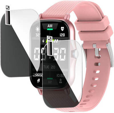 HIDEOUS Edge To Edge Screen Guard for pTron Pulsefit F21 Plus(Pack of 2)