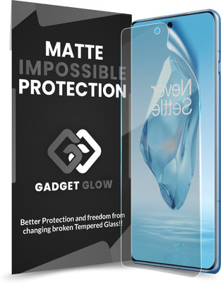 Gadget Glow Edge To Edge Screen Guard for OnePlus 12R 5G, One Plus 12R 5G, 1+ 12R 5G, OnePlus 12R, ( Not a Tempered Glass, it’s a Matte Nano Fiber Guard)(Pack of 1)