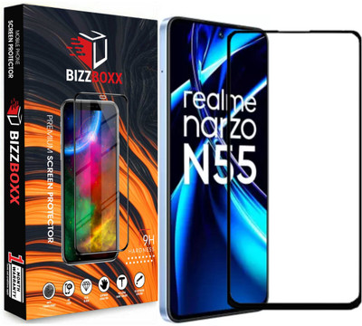 BizzBoxx Edge To Edge Screen Guard for realme narzo N55, realme C55, OnePlus Nord CE 3 Lite, OPPO F23 5G, Ultra Clear finish(Pack of 1)