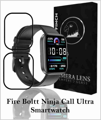 FINCH Edge To Edge Screen Guard for FIRE BOLTT NINJA CALL ULTRA SMART WATCH(Pack of 2)
