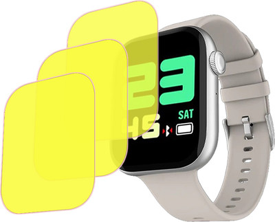 ejzatex Edge To Edge Screen Guard for FIRE BOLTT FIGHTER SMARTWATCH(Pack of 3)