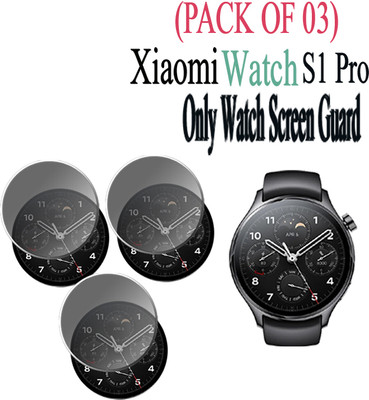 daffin Edge To Edge Screen Guard for Xiaomi Watch S1 Pro(Pack of 3)
