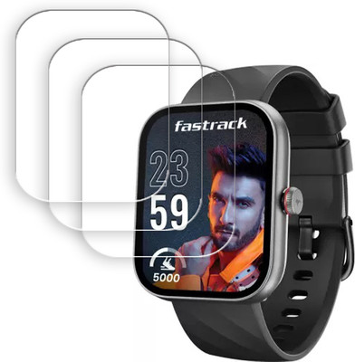 ARBAN Edge To Edge Screen Guard for Fastrack Revoltt FS2 1.91 inch SMARTWATCH SCREEN GUARD(Pack of 3)