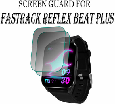 YCHROZE Edge To Edge Screen Guard for Fastrack Reflex Beat+ 1.69(Pack of 2)