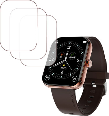 EJZATI Edge To Edge Screen Guard for AMBRANE WISE EON MAX SMARTWATCH(Pack of 3)
