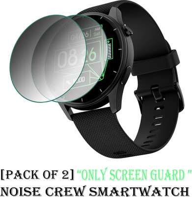 EJZATEX Edge To Edge Screen Guard for NOISE CREW SMARTWATCH(Pack of 2)