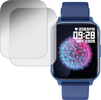 EJZATI Edge To Edge Screen Guard for FIRE BOLTT NINJA 3 PLUS SMARTWATCH SCREEN GUARD(Pack of 2)