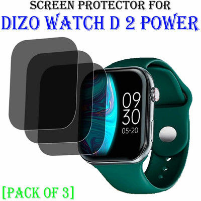 EJZATI Edge To Edge Screen Guard for DIZO WATCH D2 POWER SMARTWATCH(Pack of 3)