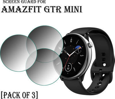 EJZATI Edge To Edge Screen Guard for AMAZFIT GTR MINI SMARTWATCH(Pack of 3)