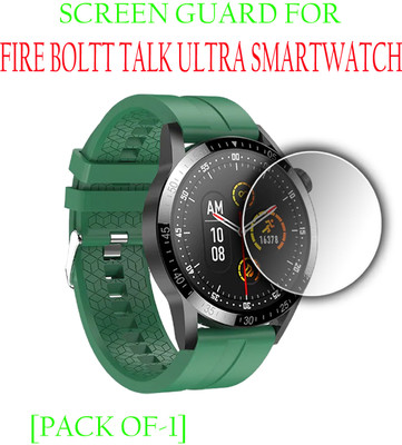 EJZATI Edge To Edge Screen Guard for FIRE BOLTT TALK ULTRA SMARTWATCH(Pack of 1)