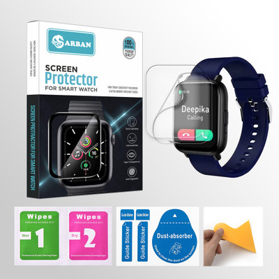 ARBAN Edge To Edge Screen Guard for GIONEE Ufit 6 Smartwatch 2 PROTECTOR + 2 WIPES + 2 DUST REMOVAL STICKER + 1 WIPER(Pack of 2)
