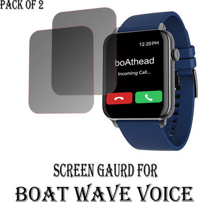 EJZATI Edge To Edge Screen Guard for BOAT WAVE VOICE SMARTWATCH(Pack of 2)