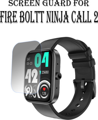 ejzatex Edge To Edge Screen Guard for Fire Boltt Ninja Call 2 Smartwatch(Pack of 1)