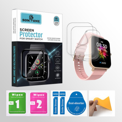 SOMTONE Edge To Edge Screen Guard for alt GOAT 1.78 inch Smartwatch 3 PROTECTOR + 3 WIPES + 3 DUST REMOVAL STICKER + 1 WIPER(Pack of 3) SOMTONE Edge To Edge Screen Guard for alt GOAT 1.78 inch Smartwatch 3 PROTECTOR + 3 WIPES + 3 DUST REMOVAL STICKER + 1 WIPER(Pack of 3)