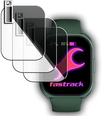 daffin Edge To Edge Screen Guard for Fastrack Revoltt FS1+(Pack of 3)