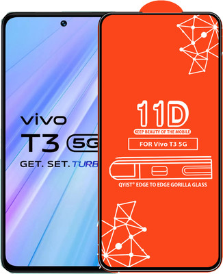 Qyist Edge To Edge Screen Guard for Vivo T3 5G(Pack of 1)