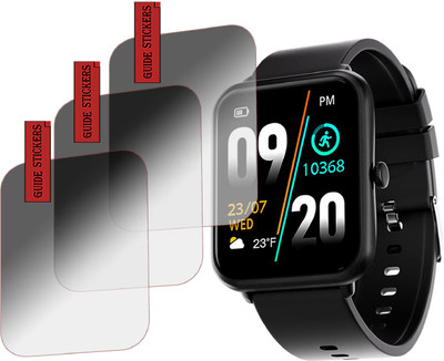 EJZATI Edge To Edge Screen Guard for FIRE BOLTT NINJA CALL PRO PLUS SMARTWATCH(Pack of 3)