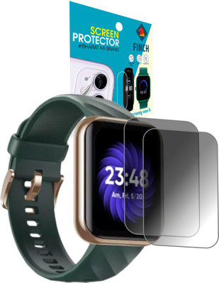 Olonga Edge To Edge Screen Guard for DIZO WATCH D SMART WATCH(Pack of 2)