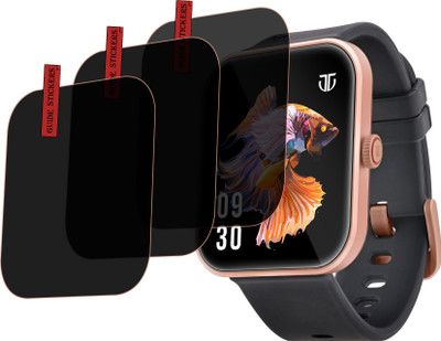 EJZATI Edge To Edge Screen Guard for TITAN TALK S SMARTWATCH(Pack of 3)