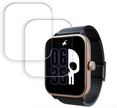 SOMTONE Edge To Edge Screen Guard for Fastrack Phantom 1.85 inch SMARTWATCH SCREEN GUARD(Pack of 2)