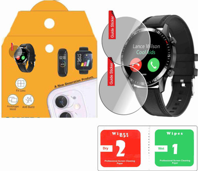 Olonga Edge To Edge Screen Guard for DIZO WATCH R TALK(Pack of 2)
