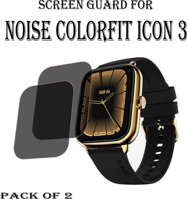 ejzatex Edge To Edge Screen Guard for NOISE COLORFIT ICON 3 SMARTWATCH(Pack of 2)