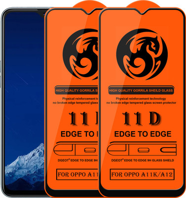 HQ Protection Edge To Edge Screen Guard for Oppo A11K(Pack of 2)