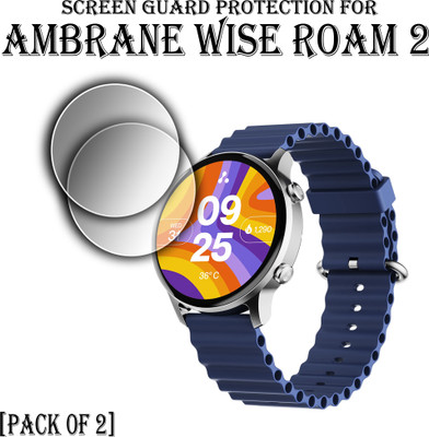 ejzatex Edge To Edge Screen Guard for AMBRANE WISE ROAM 2 SMARTWATCH(Pack of 2)
