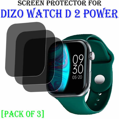 EJZATI Edge To Edge Screen Guard for DIZO WATCH D2 POWER SMARTWATCH(Pack of 3)