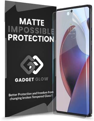 Gadget Glow Edge To Edge Screen Guard for Motorola Edge 30 Ultra, Edge 30 Ultra, 4 Layer Nano Impossible Fiber Guard(Pack of 1)