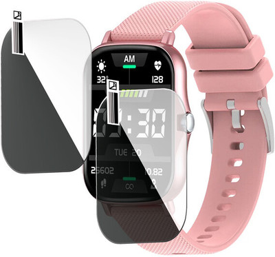 HIDEOUS Edge To Edge Screen Guard for pTron Pulsefit F21 Plus(Pack of 2)