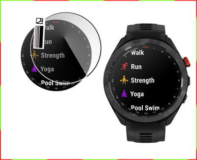 HIDEOUS Edge To Edge Screen Guard for GARMIN APPROACH S70(Pack of 1)