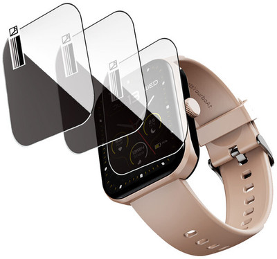 HIDEOUS Edge To Edge Screen Guard for boAt Ultima Call Max(Pack of 3)