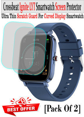 RapTag Edge To Edge Screen Guard for SN 01:-Crossbeat Ignite Lyt(Pack of 2)
