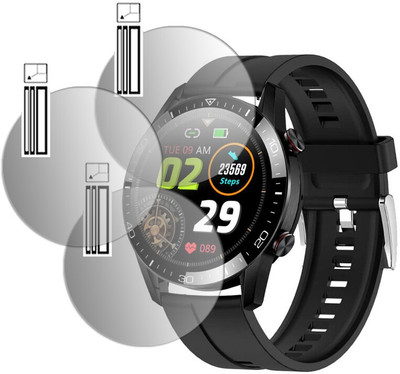 DOUMOF Edge To Edge Screen Guard for AXL X-Fit M57 SMARTWATCH(Pack of 3)