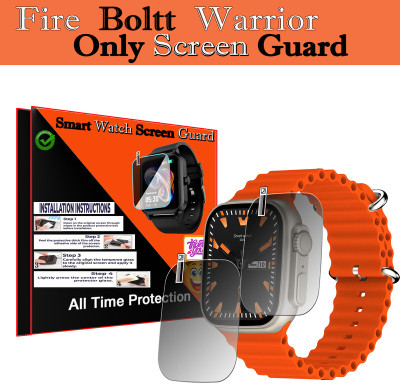 daffin Edge To Edge Screen Guard for Fire-Boltt Warrior(Pack of 2)