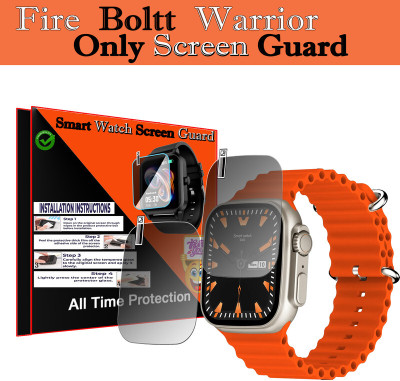 daffin Edge To Edge Screen Guard for Fire-Boltt Warrior(Pack of 2)