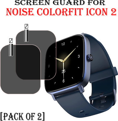 ejzatex Edge To Edge Screen Guard for NOISE COLORFIT ICON 2 SMARTWATCH(Pack of 2)