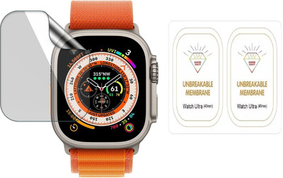 ankSONline Edge To Edge Screen Guard for Apple Watch Ultra 49mm(Pack of 2)