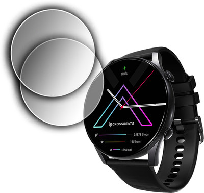 EJZATI Edge To Edge Screen Guard for CrossBeats Apex Regal SMARTWATCH, SCREEN GUARD(Pack of 2)