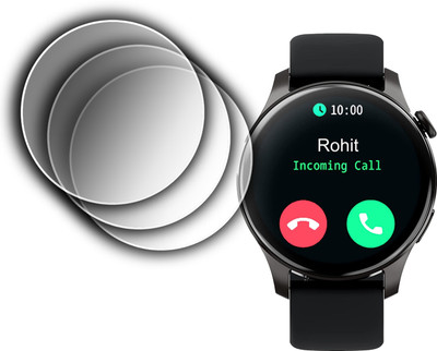 ejzatex Edge To Edge Screen Guard for TITAN TALK SMARTWATCH(Pack of 3)