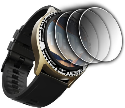 hirdesh Edge To Edge Screen Guard for Boult Striker(Pack of 3)