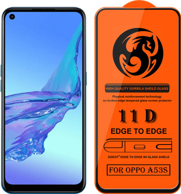 HQ Protection Edge To Edge Screen Guard for Oppo A53S(Pack of 1)
