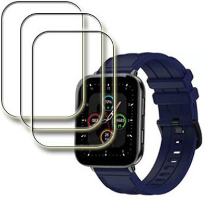 MUTAALI Edge To Edge Screen Guard for Fire Boltt Max Smartwatch(Pack of 3)