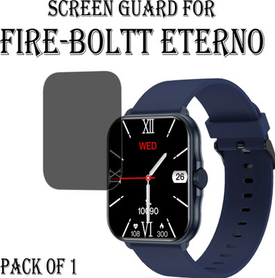 ejzatex Edge To Edge Screen Guard for FIRE BOLTT ETERNO SMARTWATCH(Pack of 1)