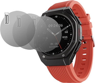 DOUMOF Edge To Edge Screen Guard for boAt Enigma X600 SMARTWATCH(Pack of 3)