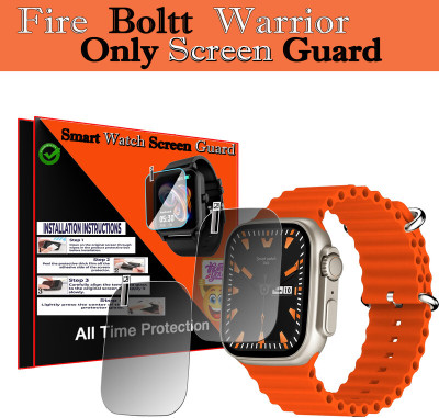 daffin Edge To Edge Screen Guard for Fire-Boltt Warrior(Pack of 2)