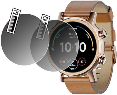 daffin Edge To Edge Screen Guard for Motorola Moto Watch 150(Pack of 2)