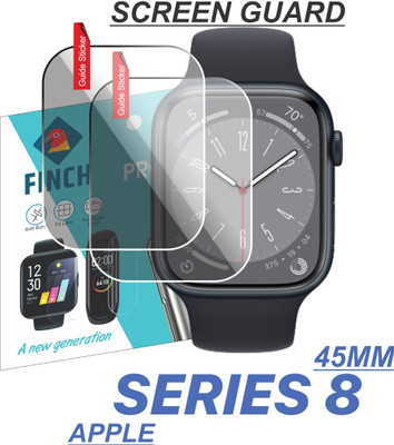 Olonga Edge To Edge Screen Guard for APPLE WATCH SERIES 8 45MM(Pack of 2)
